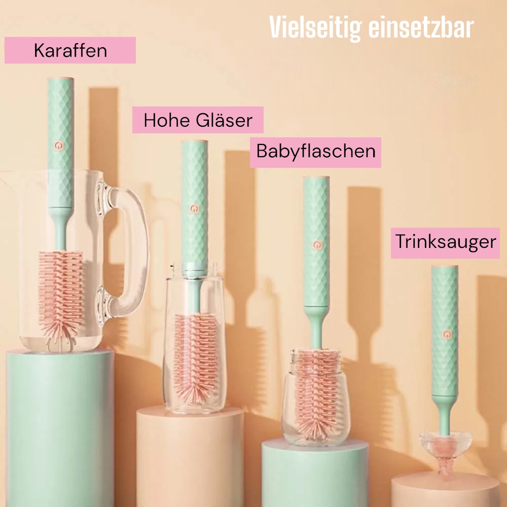 Elektrische Silikonbürste als Set