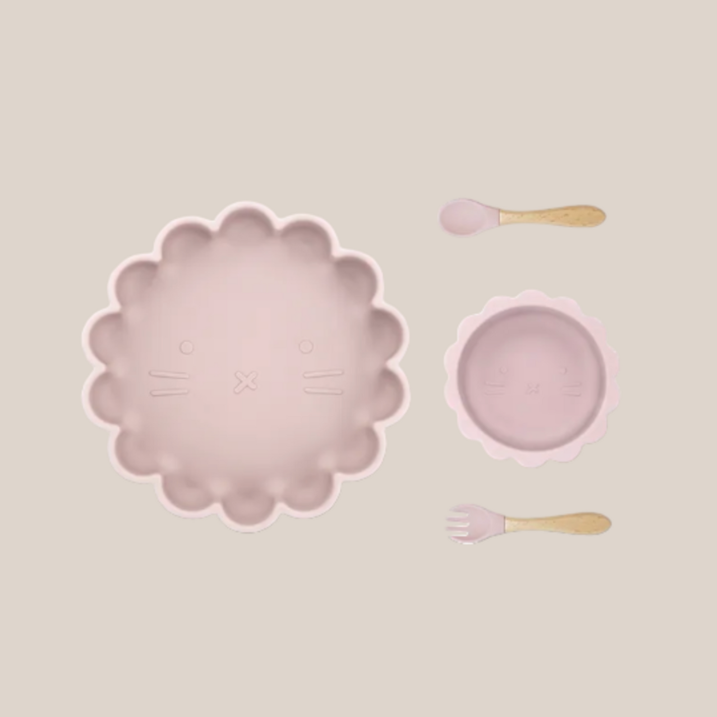 Silikon Geschirr Set 4-Teilig